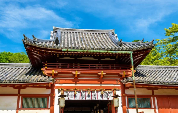 Tamukeyama hachimangu-schrein in nara, japan — Stockfoto