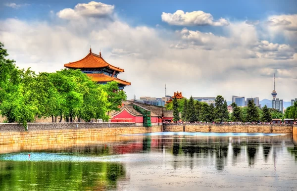 紫禁城 - 北京の周りの堀 — ストック写真
