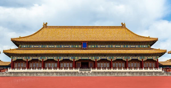Meridian Gate Palace Museum eller förbjudna staden i Peking — Stockfoto