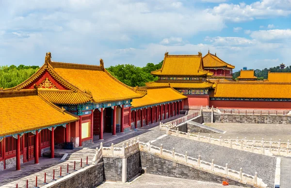 Utsikt över förbjudna staden eller Palace Museum - Beijing — Stockfoto