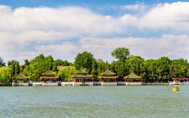Beihai Park göl - Beijing ile