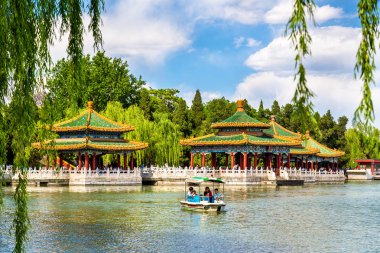 Beihai Park göl - Beijing ile
