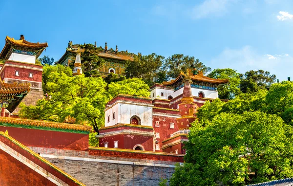 Quattro grandi regioni Tempio al Palazzo d'Estate di Pechino — Foto Stock