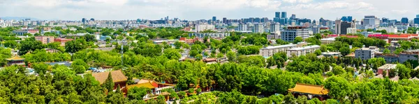 Utsikt över staden Peking från Jingshan park — Stockfoto