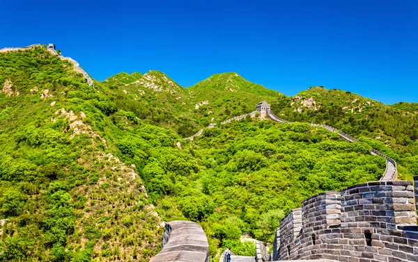 Вид на Великую стену в Бадалинге - Китай — стоковое фото