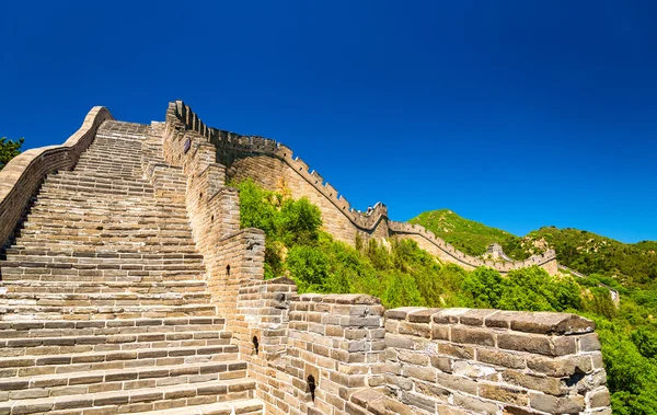 Pohled na velké zdi v Badaling - Čína — Stock fotografie