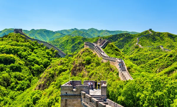 Widok na Wielki Mur w Badaling - Chiny — Zdjęcie stockowe