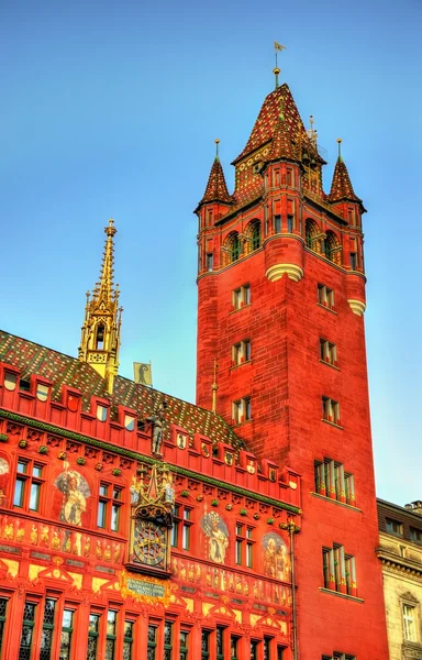 Rathaus, Basel Town Hall - Switzerland — Stock Photo, Image