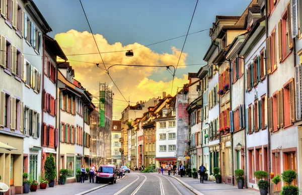 Buildings in the city centre of Basel — Stock Photo, Image