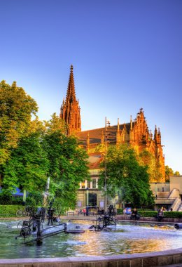 Basel Elisabethenkirche görünümünü