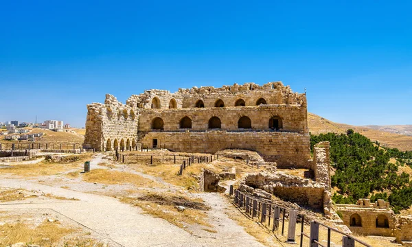 Μεσαιωνικό κάστρο Σταυροφόροι ἐν Κάρακ Al — Φωτογραφία Αρχείου