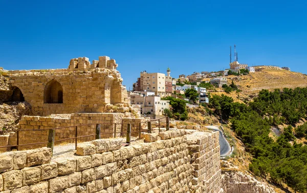 Castello medievale dei crociati ad Al Karak — Foto Stock