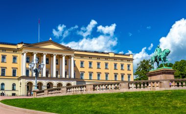 The Royal Palace in Oslo clipart