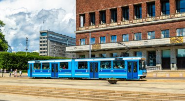 Oslo city hall tramvay