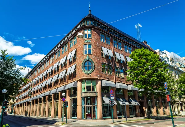 Byggnader i centrum av Oslo — Stockfoto