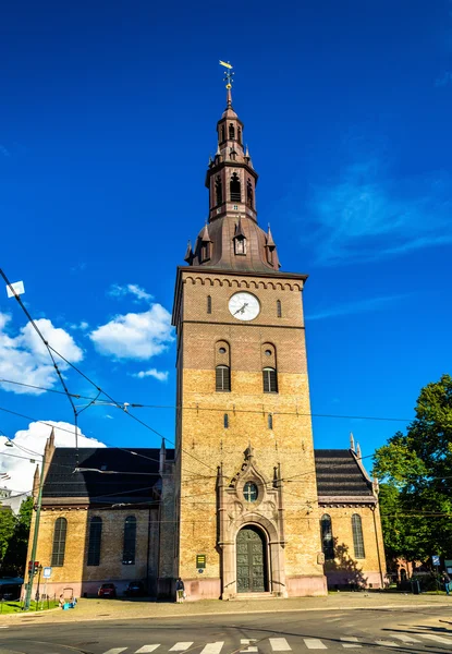 Uitzicht op Oslo kathedraal — Stockfoto