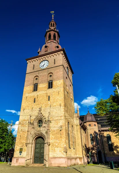 Uitzicht op Oslo kathedraal — Stockfoto