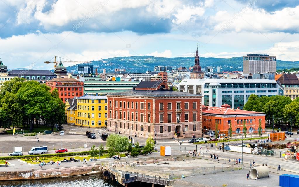 View of Oslo city centre