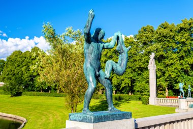 Vigeland Heykel tesisat şık Park - Oslo