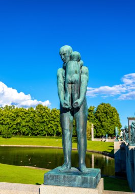 Vigeland Heykel tesisat şık Park - Oslo