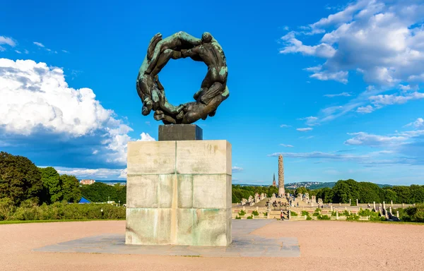 Wheel of Life sculpture in Frogner Park - Oslo — Stock Photo, Image