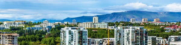 Bostadsområdena i Reykjavik — Stockfoto