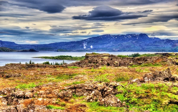 Национальный парк Тингвеллир, объект Всемирного наследия UNESCO - Исландия — стоковое фото