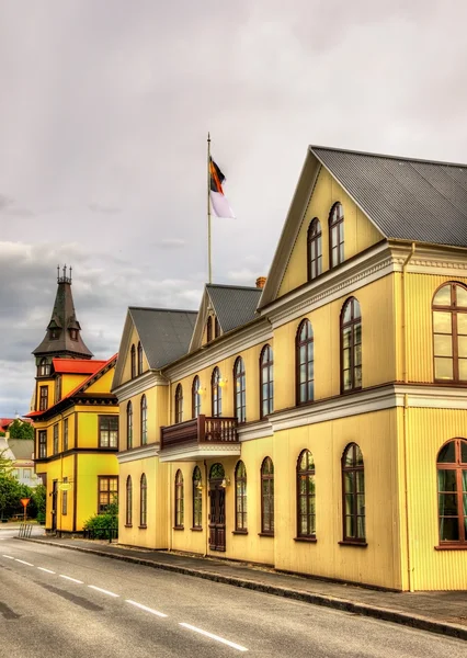 IDNo Theatre w centrum miasta Reykjavik — Zdjęcie stockowe