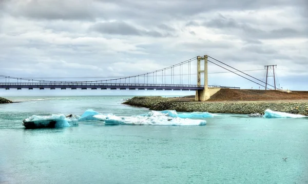 Eisberge in der Jokulsarlon Glacier Lagoon, Island — Stockfoto