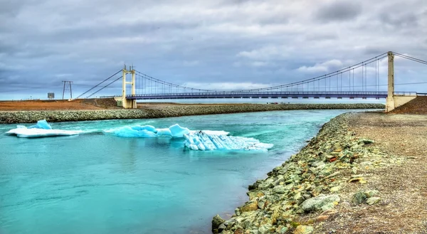 Eisberge in der Jokulsarlon Glacier Lagoon, Island — Stockfoto