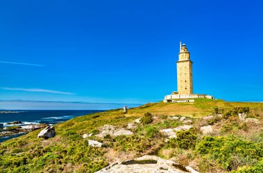 Herkül Kulesi, A Coruna, İspanya 'da antik bir Roma deniz feneri.