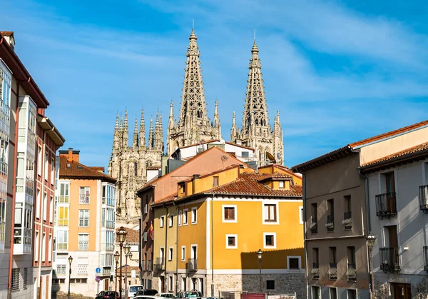 Burgos Katedral i Spanien - Stock-foto