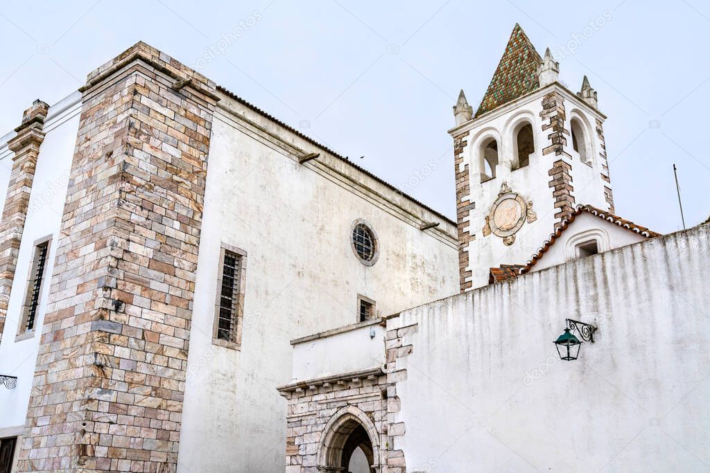Church of Santa Maria at the Estremoz Castle in Portugal