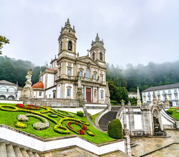 ポルトガルのブラガ近くのボム・イエス・ド・モンテの聖域 — ストック写真