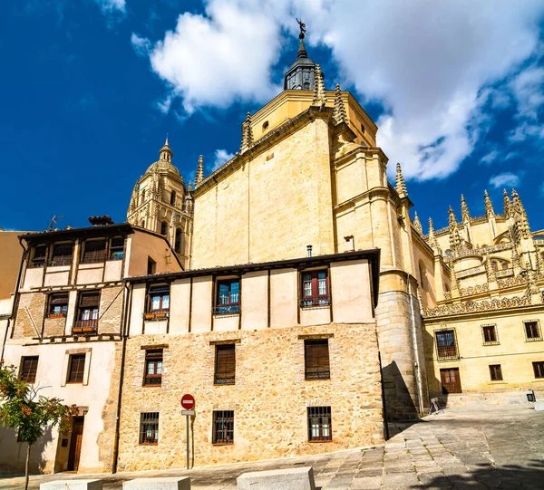 Segovia Cathedral in Castile and Leon, Spain — Stock Photo, Image