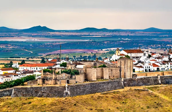 Vista aérea del Castillo de Elvas en Portugal — Foto de Stock