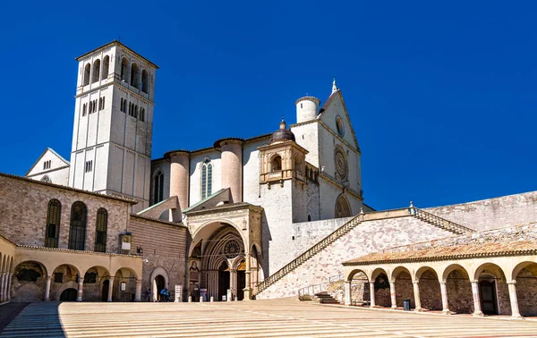 Basílica de San Francisco de Asís en Italia — Foto de Stock