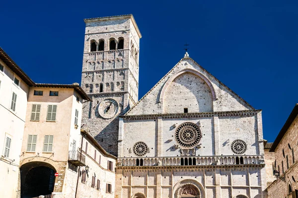 Cattedrale di San Rufino di Assisi in Italia — Foto Stock