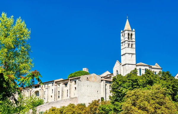 Bazylika Santa Chiara w Asyżu, Włochy — Zdjęcie stockowe