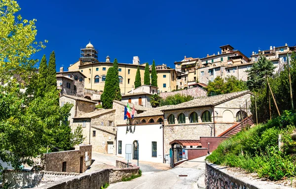 Paisaje urbano de Asís en Italia — Foto de Stock