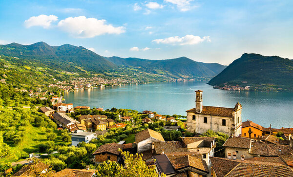 Church of Saints Rocco and Nepomuceno in Marone at Lake Iseo in Nothern Italy