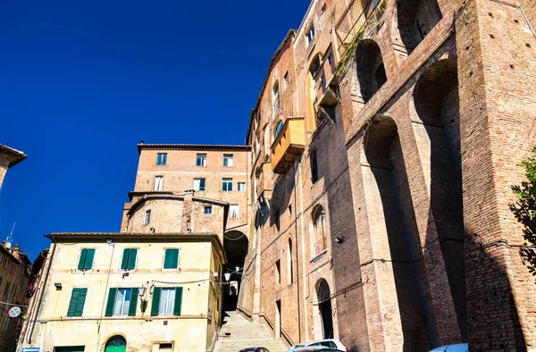 Siena 'nın İtalya' daki mimarisi — Stok fotoğraf