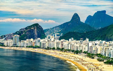 Rio de Janeiro, Brezilya 'daki Copacabana manzarası