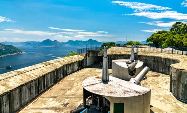 Cannons at Vigia Fort in Rio de Janeiro, Brazil — Stock Photo, Image