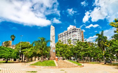 Obelisk at the Plaza de Armas in Asuncion, Paraguay clipart