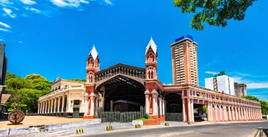 Former train station in Asuncion, Paraguay clipart