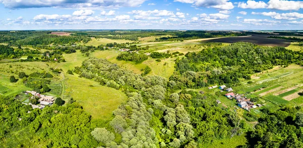 Typisch luchtlandschap van het Centraal-Russische Upland. Regio Koersk — Stockfoto