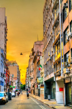 Arjantin 'de Buenos Aires' te gün batımı