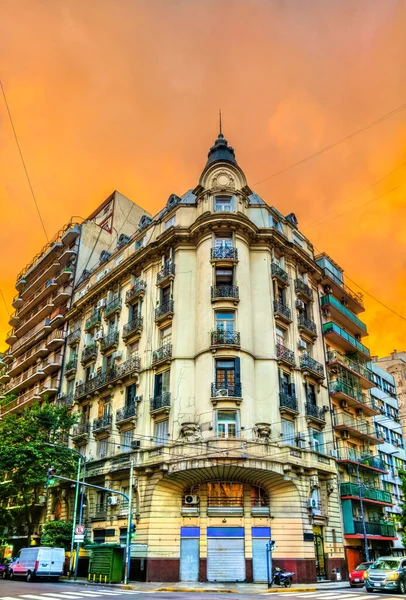 Solnedgång i Buenos Aires i Argentina — Stockfoto