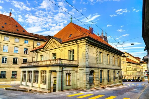 Architecture of Fribourg in Switzerland — Stok fotoğraf